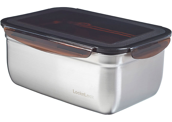 LocknLock Edelstahl Lunchbox rechteckig 3,6 Liter