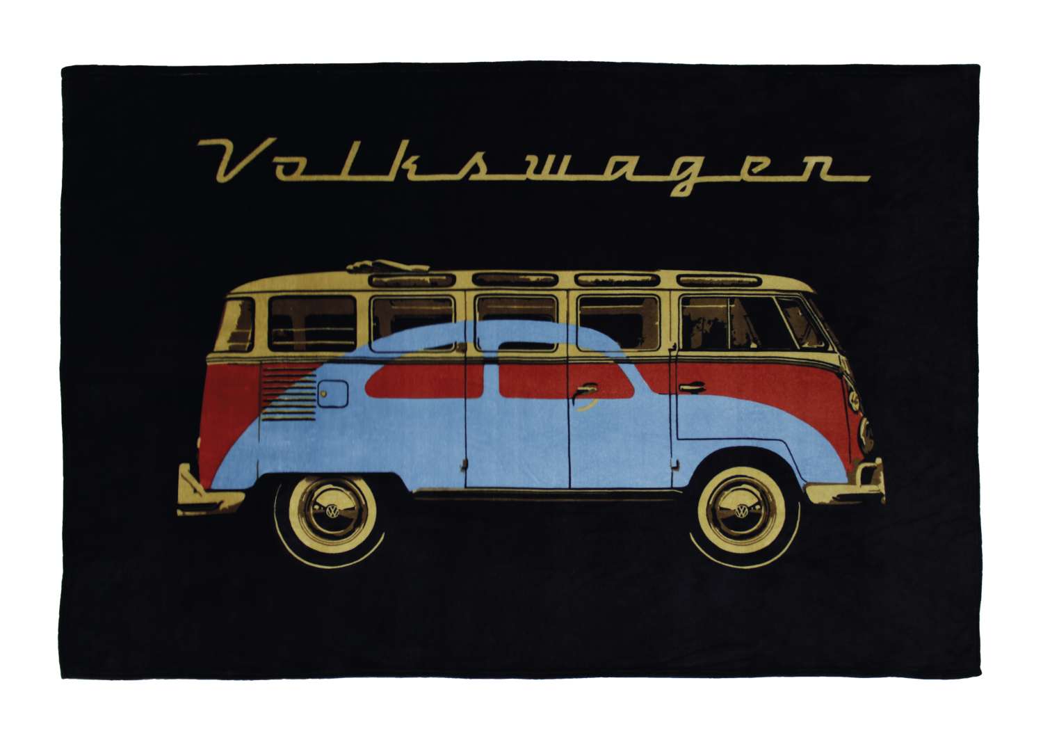 VW Collection Bus & Käfer Fleecedecke 150 x 200 cm