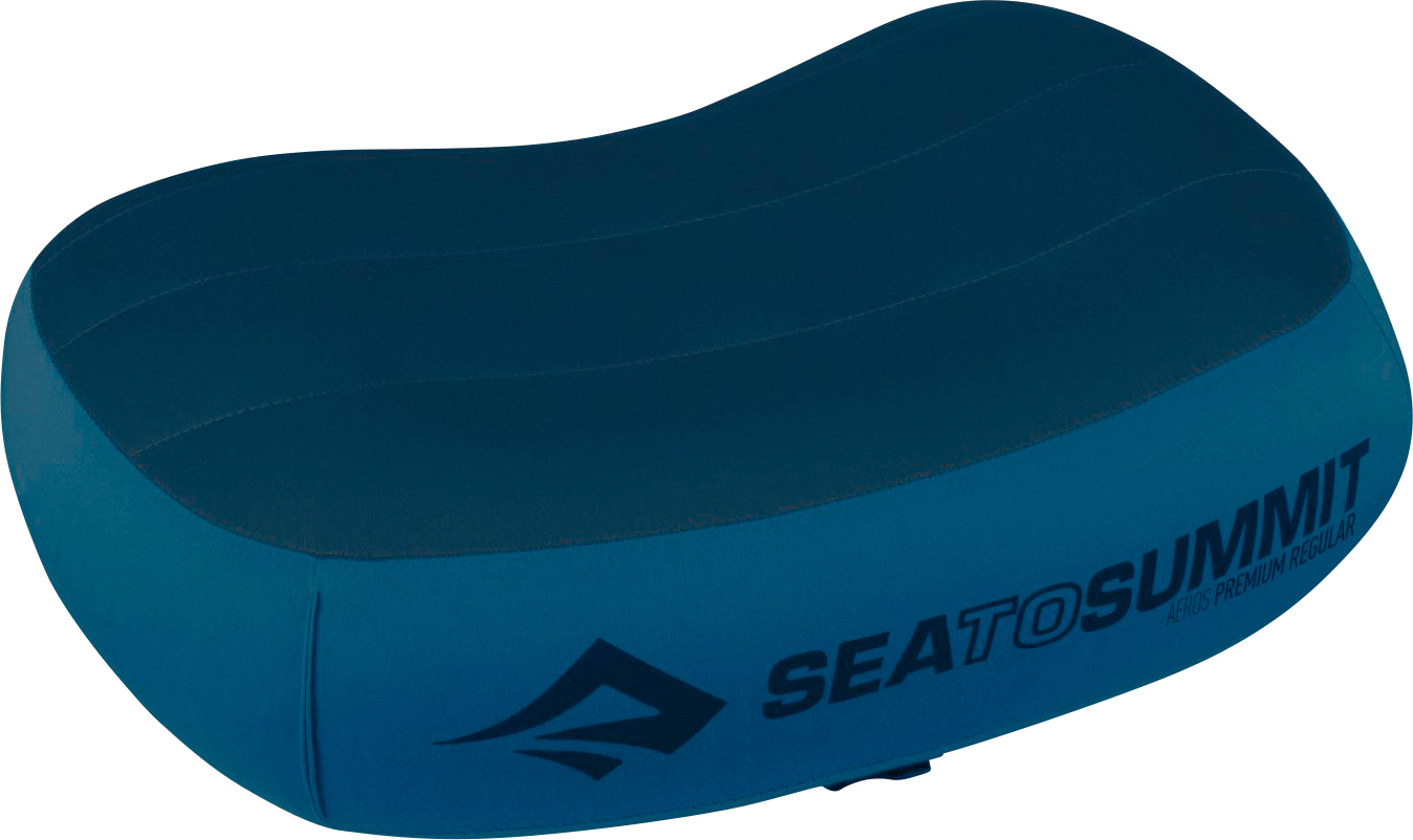 Sea to Summit Aeros Premium Pillow Reisekissen Regular, blau 34x24x11cm