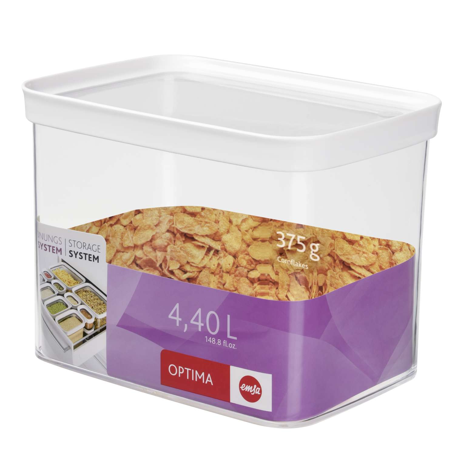 Emsa Optima Vorratsdose 4,4 Liter | 04009049359588