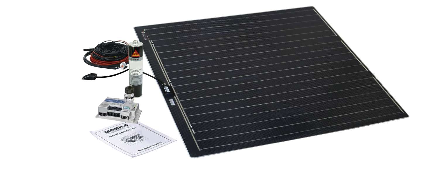 Büttner Dometic MT 170 Flat Light Q Solar-Komplettanlage 170 Wp