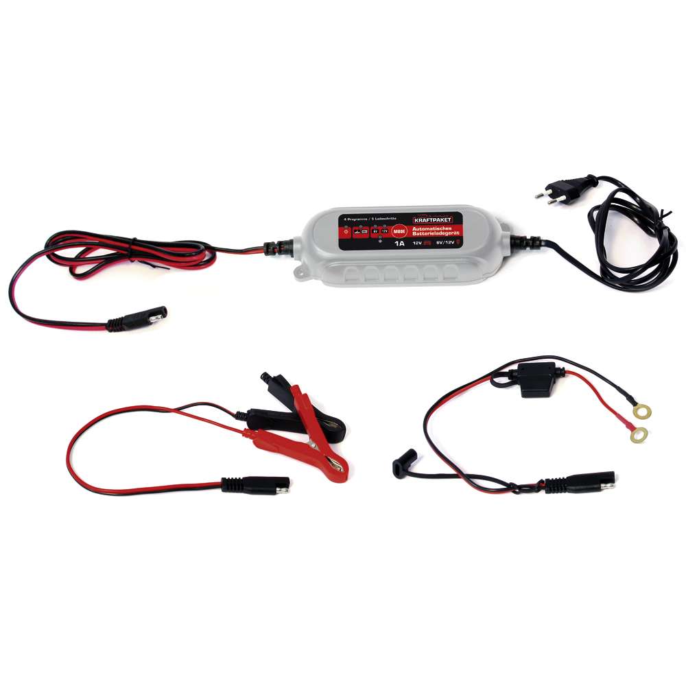 Dino KRAFTPAKET Batterieladegerät 6/12V 1A +