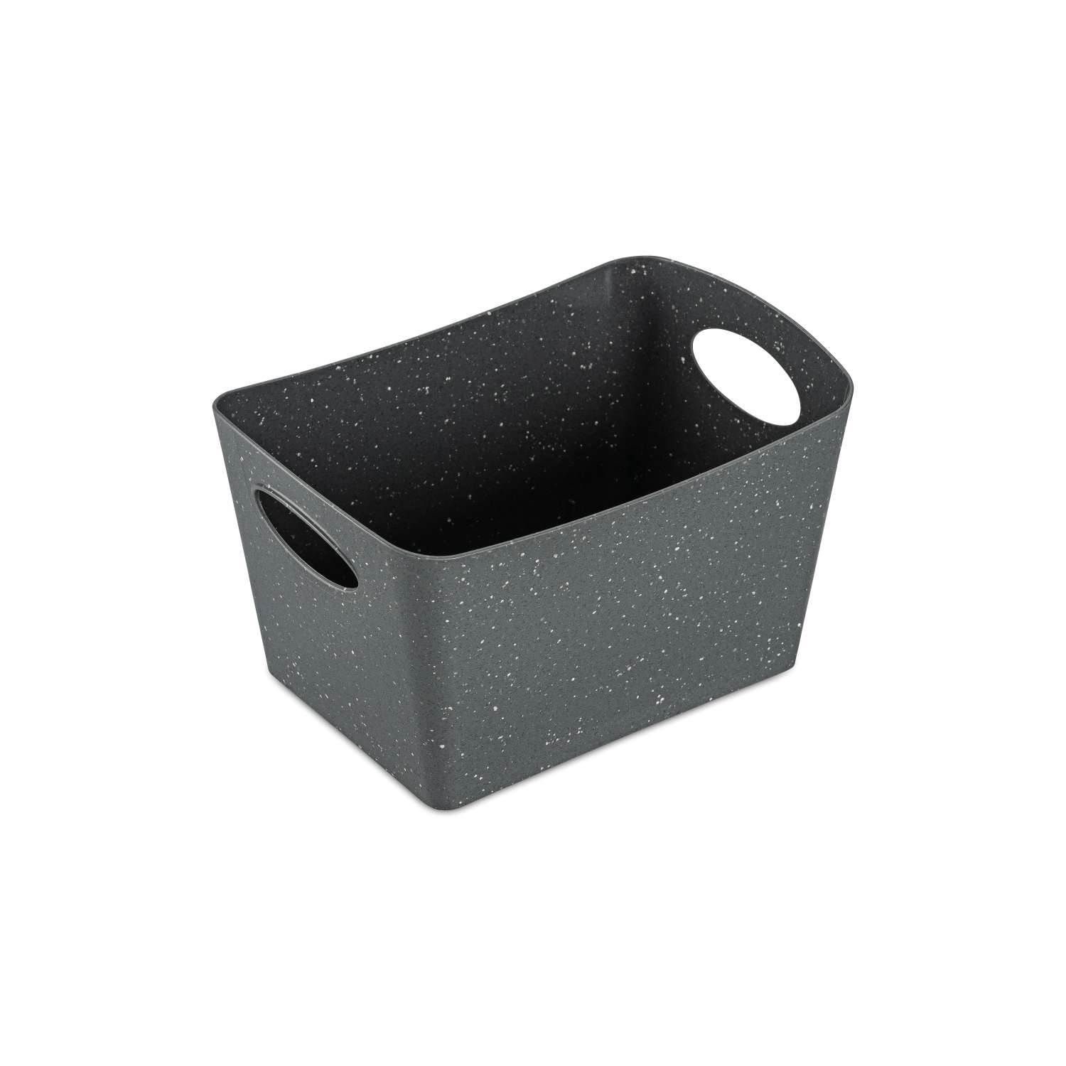 Koziol Boxxx S Aufbewahrungsbox 1 Liter recycled ash grey dunkelgrau