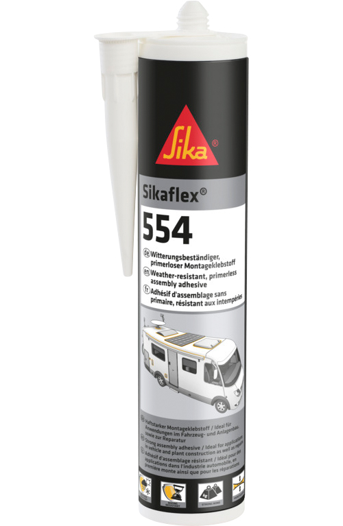 Sika Sikaflex 554 Montageklebstoff Kartusche 300 ml Weiß