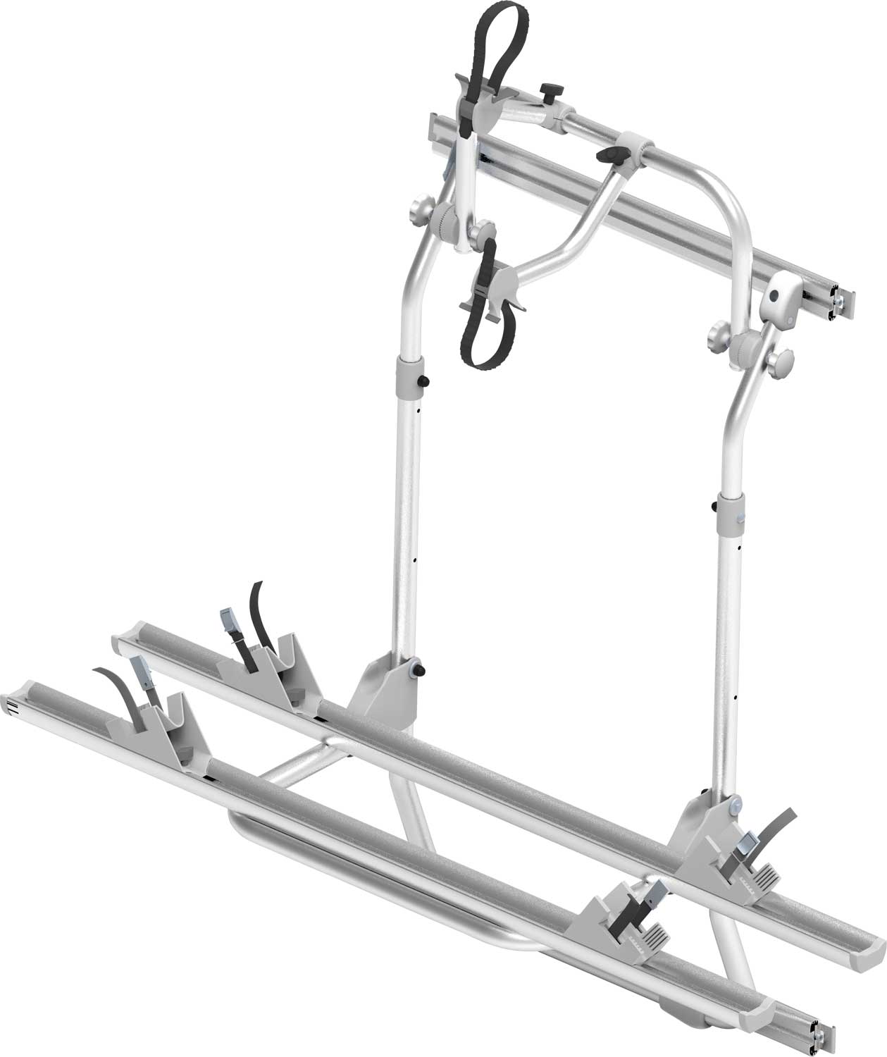 EuroCarry Fahrradträger Hecktürbefestigung VW Crafter ab Bj. 2016 Eloxiert |