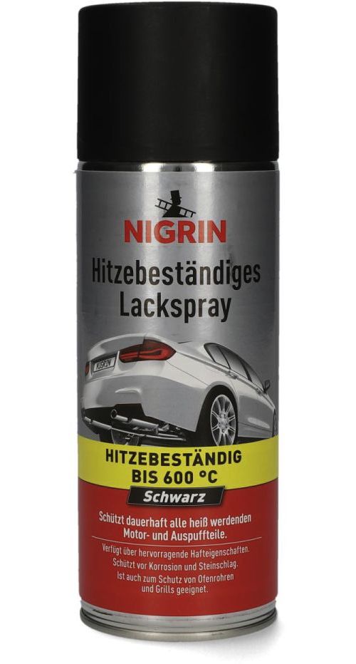 Nigrin Hitzebeständiges Lack-Spray - schwarz 400 ml