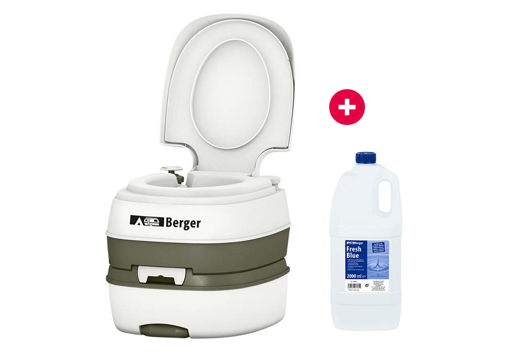 Berger Mobil WC Deluxe + Fresh Blue 2 Liter SET
