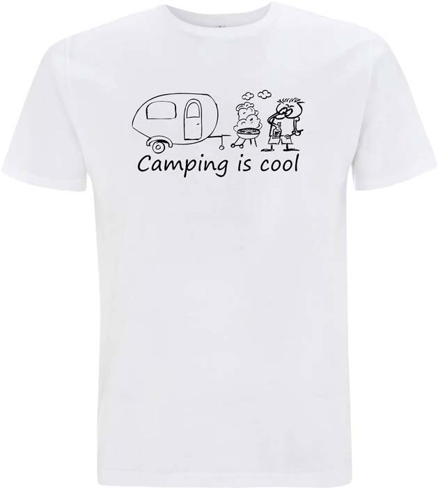Footstomp Camping is cool Wohnwagen Shirt