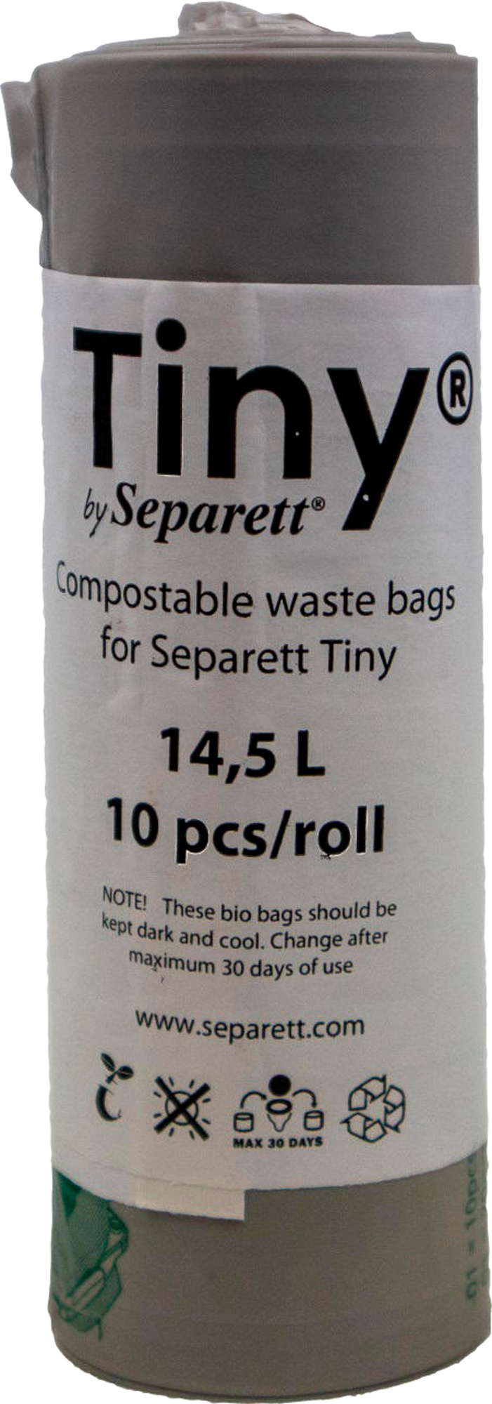 Separett Tiny Abfallbeutel kompostierbar bis 14,5 Liter 10 Stück