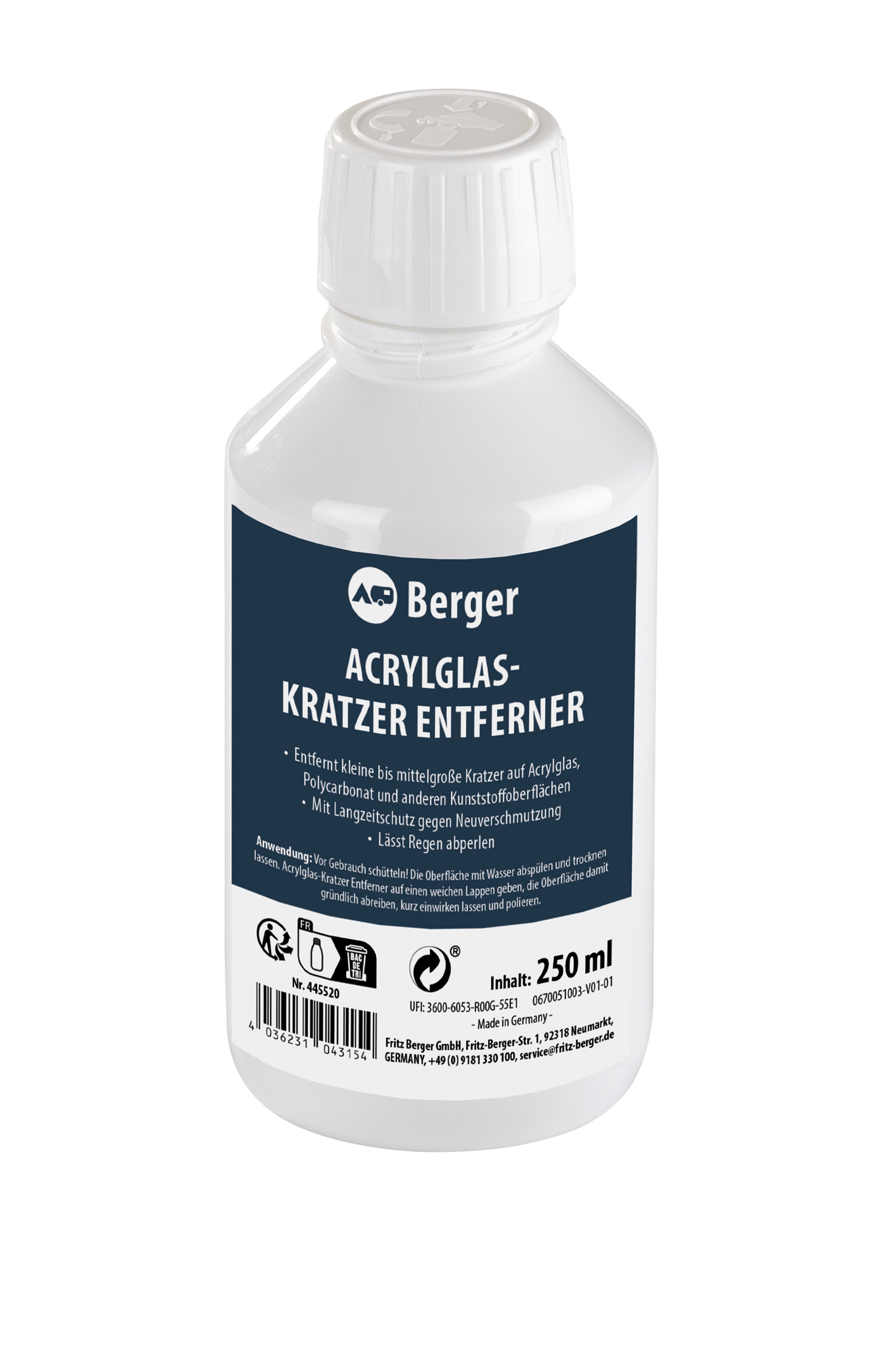 Berger Acrylglas Kratzer Entferner 250 ml