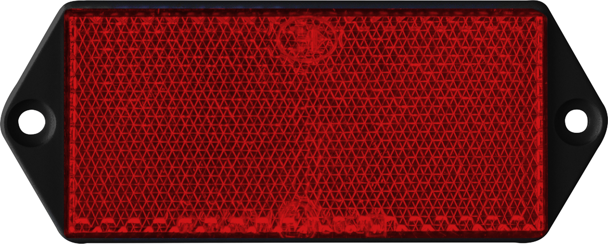 LAS Reflektor viereckig 2 Stück  103 x 40 mm rot | 04049145102039