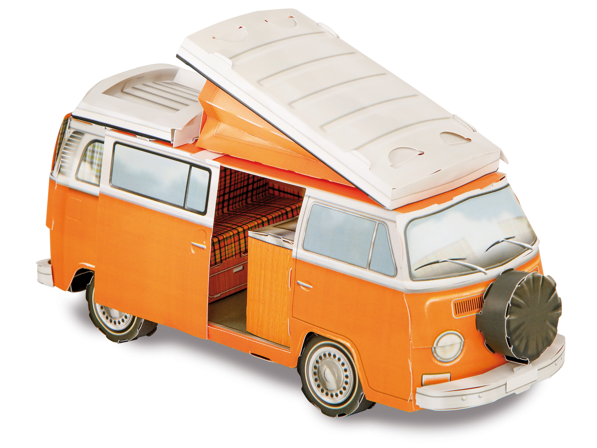 Franzis VW Bulli T2 Papier-Wohnmobil im Maßstab 1:18 inkl.