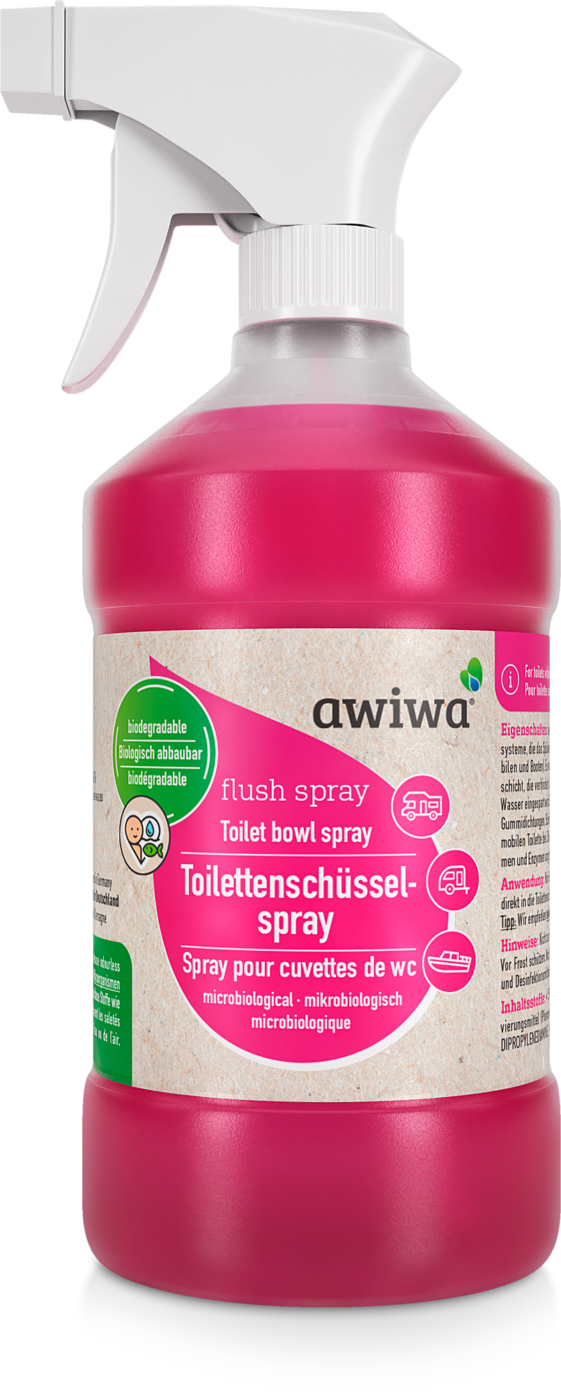 Awiwa Flush Spray Toilettenschüssel-Spray 500 ml