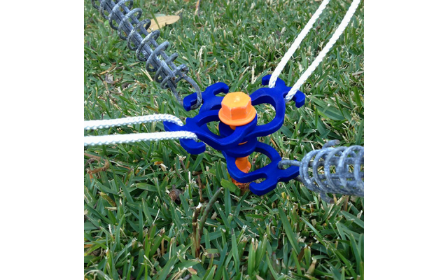 Peggy Peg Anello A Vite Per Campeggio – 20 Cm, In Fibra Di Vetro – Set Da 12 Picchetti Normali