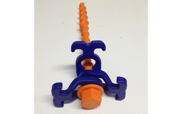 Peggy Peg Anelli A Vite Per Campeggio &ndash; Set Da 12, 20 Cm, Fibra Di Vetro (Normale, Nuovo)